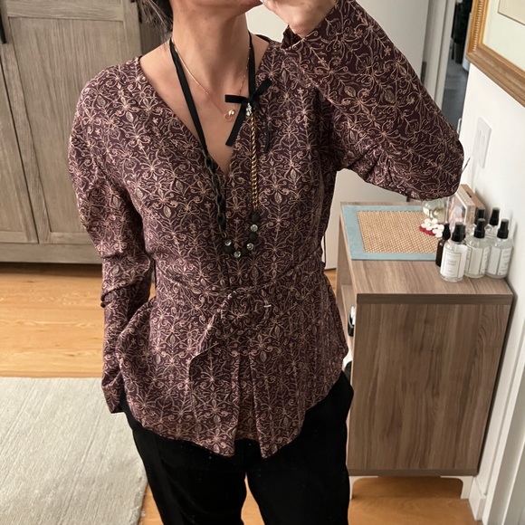 NWOT- SIR The Label Silk Top - Picture 4 of 8